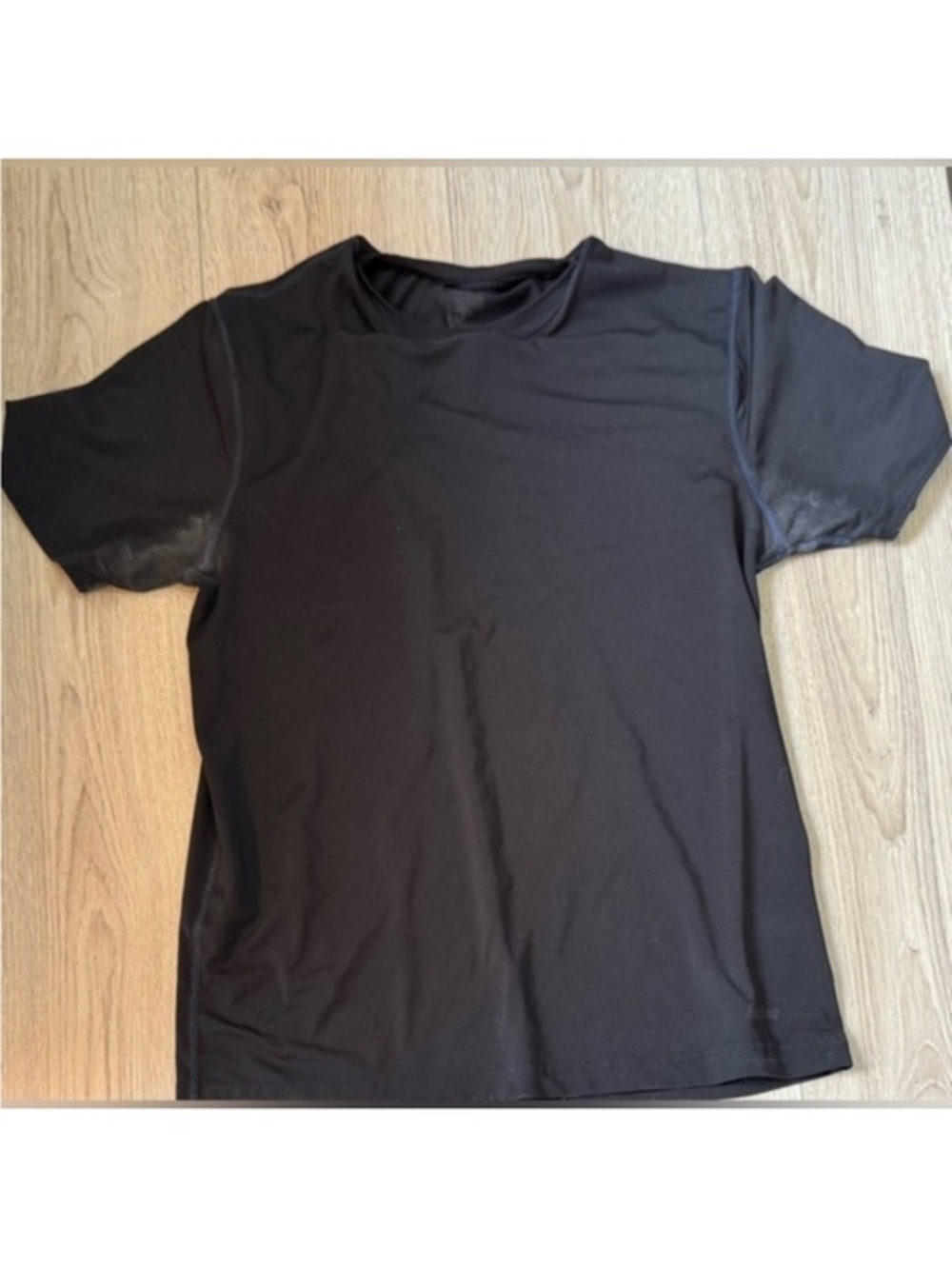 East bay black short sleeve shirt top